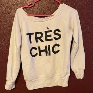 Tres chic sweatshirt